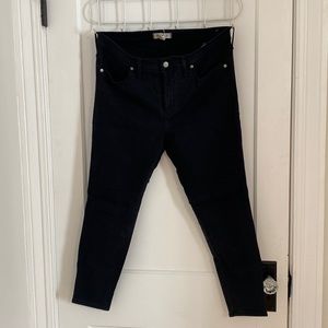 Madewell black skinny jeans. 32P